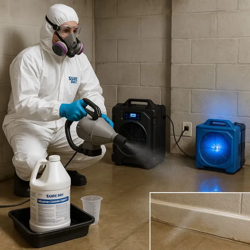 Sanitization and Odor Removal process in Elsa, TX