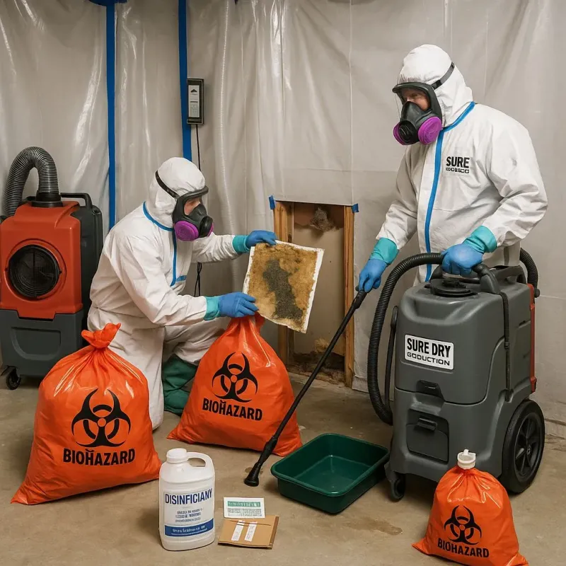Contaminated Water Handling Protocols process in Elsa, TX